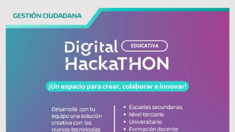 Invitan a estudiantes a sumarse a la 4ª Edición de "Digital Hackathon"
