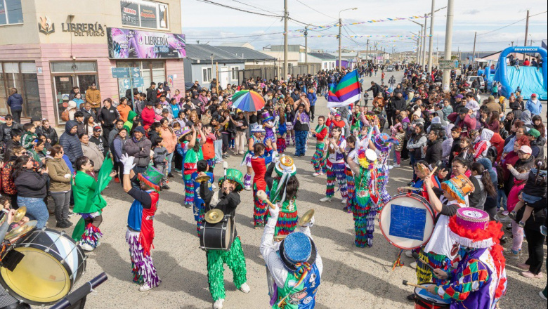 Río Grande vivió el primer carnaval barrial del 2026