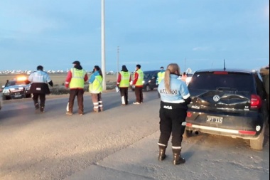 Se controlaron 350 vehículos: Tránsito municipal participó del primer operativo federal del año