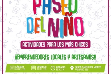 Este fin de semana llega "El Paseo del Niño"