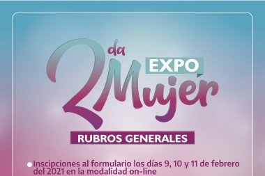 Hoy abren las preinscripciones para la segunda "Expo Mujer"